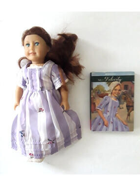AmerIcan Girl Doll Felicity Mini 6” Doll With Book